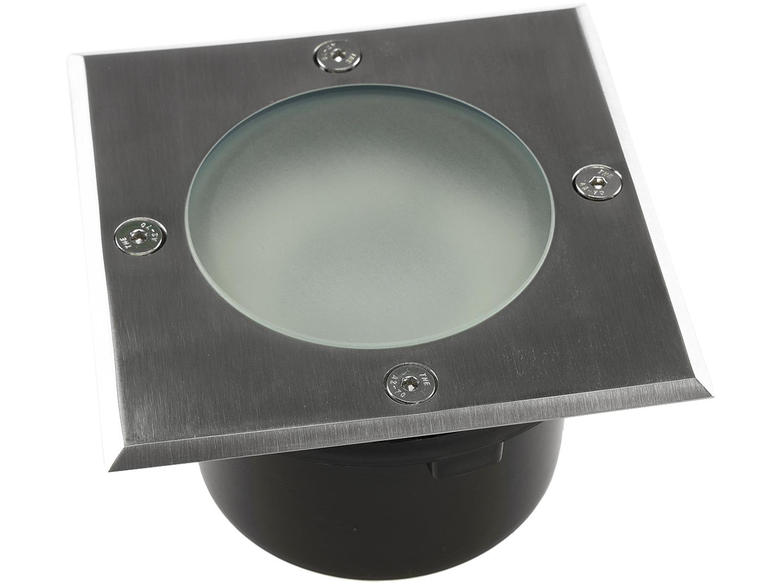 Bodenleuchte "BEL GX53 Q", 4eckig12x12x7cm, IP65, GX53 Fassung