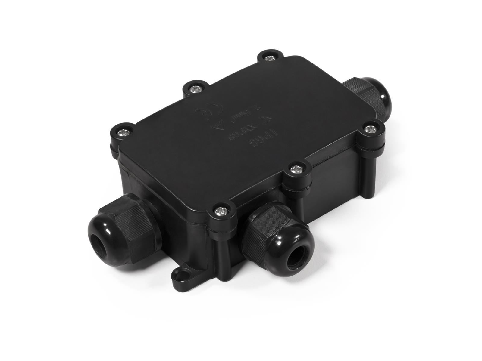 Abzweigdose McPower, IP68 - für Außen, 1 Ein- und 2 Ausgänge, T-Version, 124x72x32mm