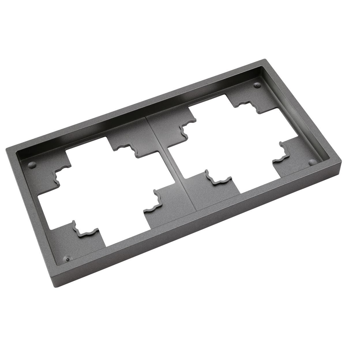 Rahmen McPower ''Shallow'' 2-fach, anthrazit