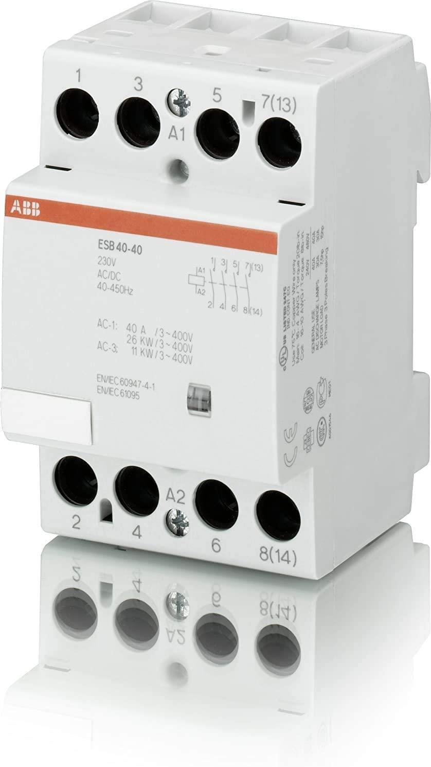 ABB Installationsschütz ESB 40-40, 4 Schließer, 230V, 40A