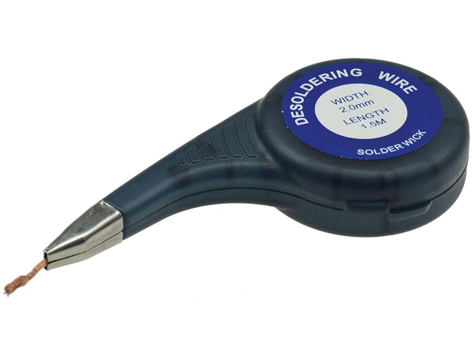 Entlötlitze, 2mm x 1.5m im praktischem Spender