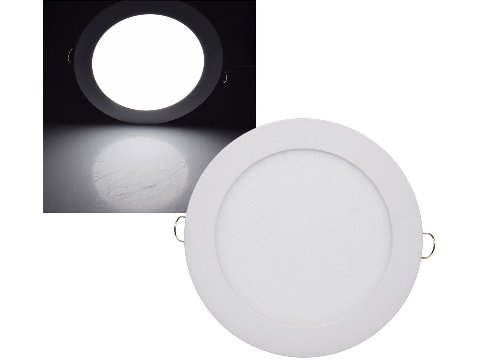 LED Licht-Panel "QCP-17R", Ø 17cm230V, 12W, 870 Lumen,4200K / neutralweiß