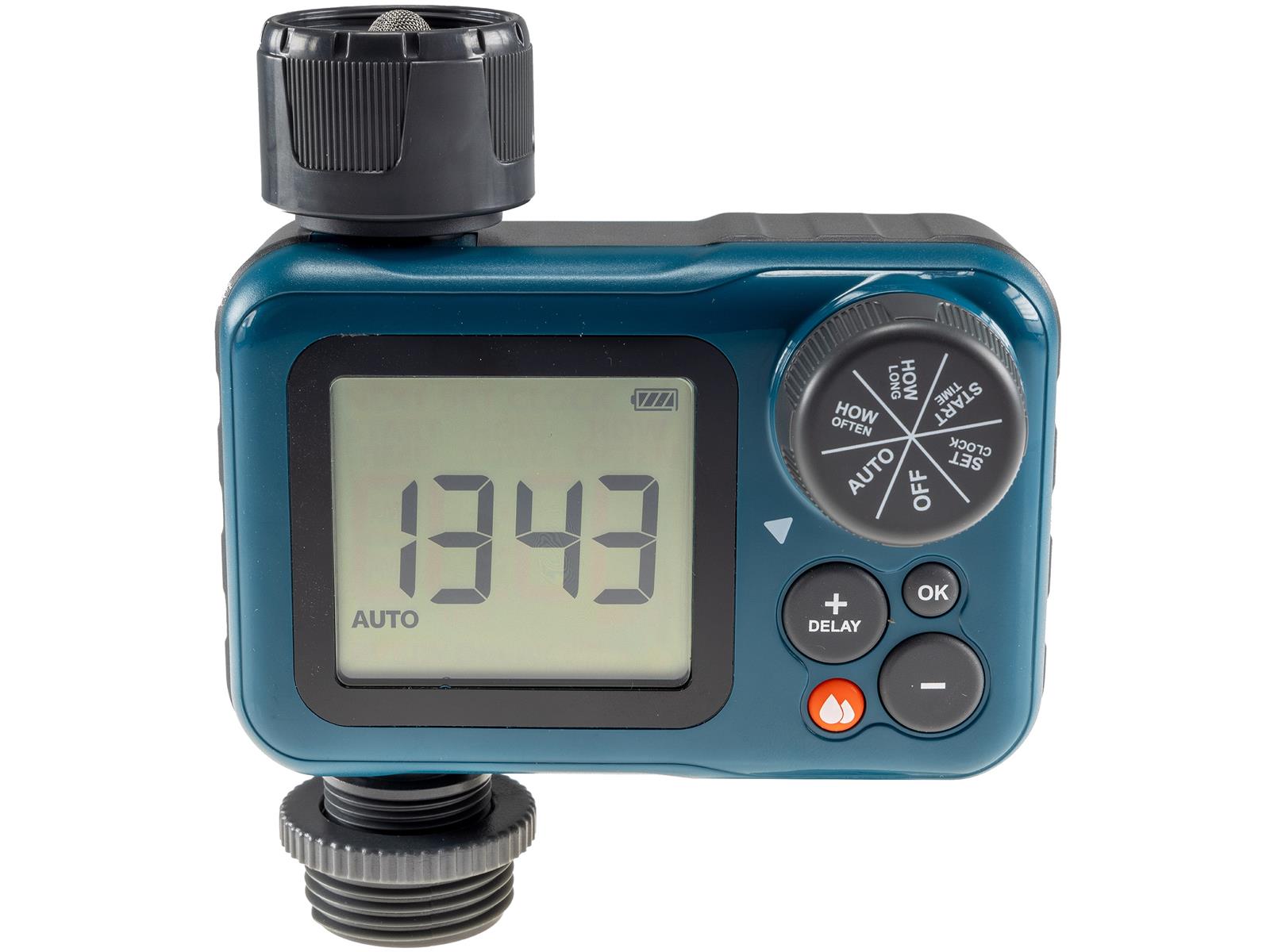 Digitaler Bewässerungscomputer "CT-WB7" mit Adapter 1" & 3/4", IP54