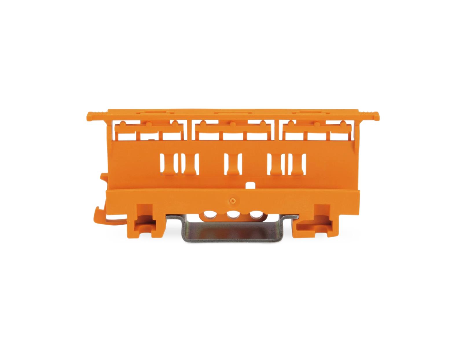 Befestigungsadapter WAGO, 4mm², Schraubmontage, orange