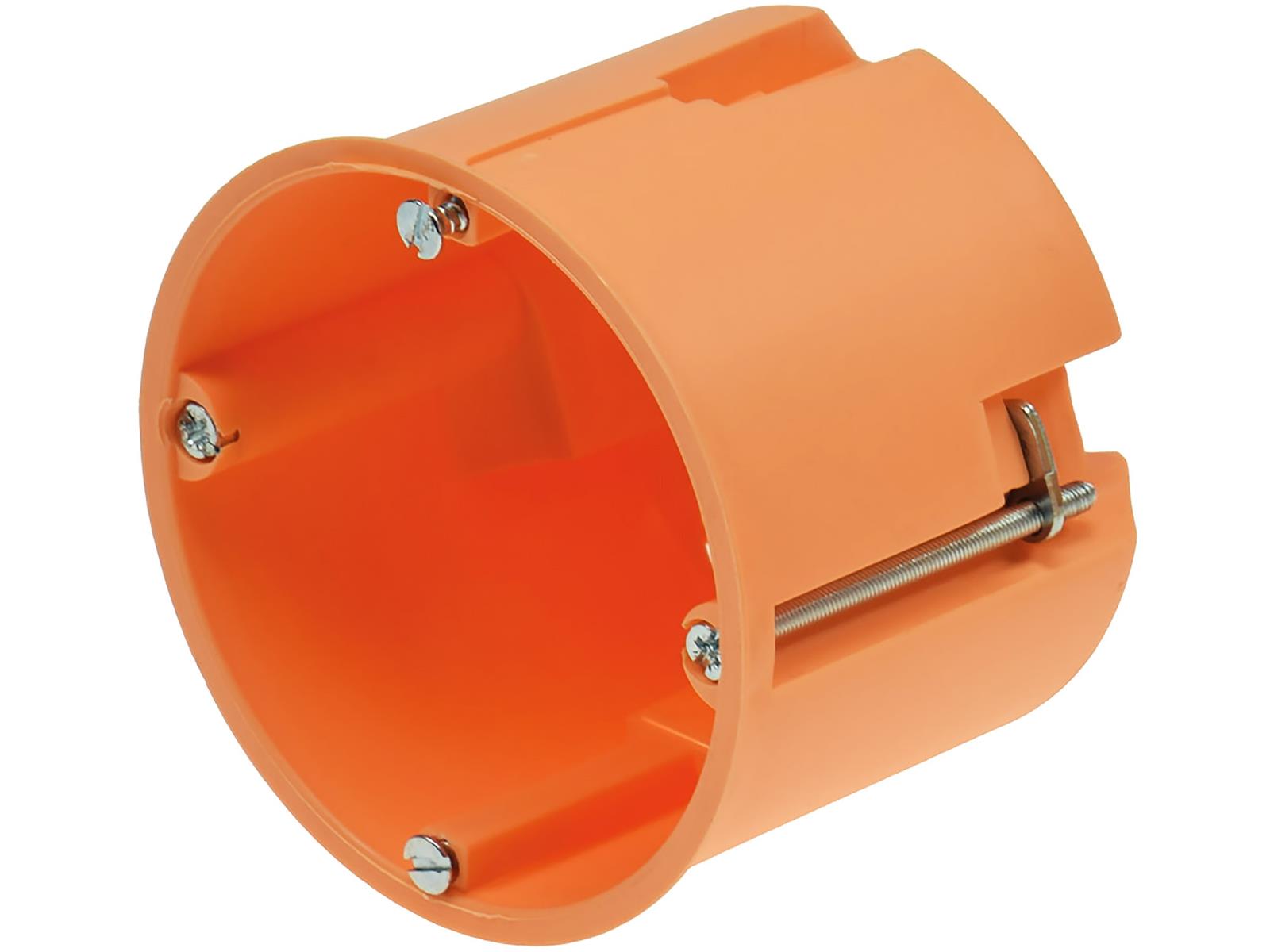 Hohlwanddose Ø 68 x 61mminkl. Geräteschrauben, orange