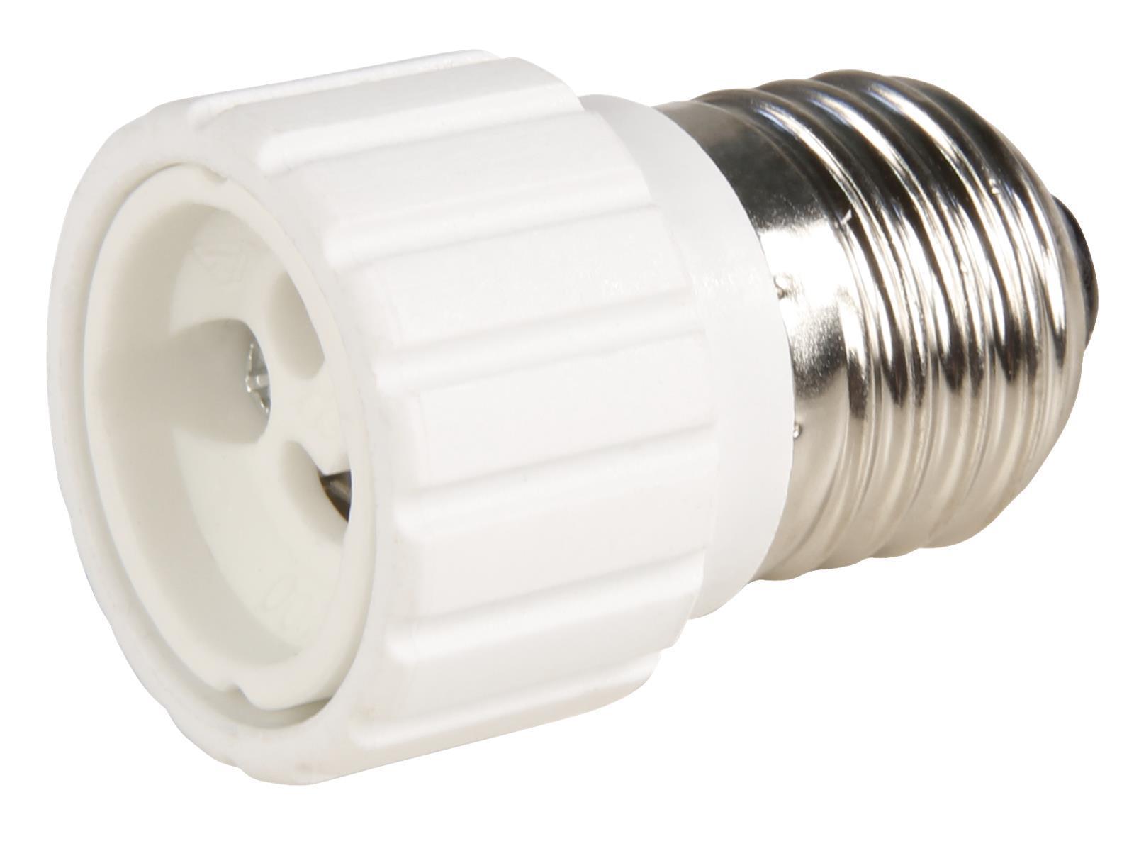 Lampensockel-Adapter McShine, E27 auf GU10
