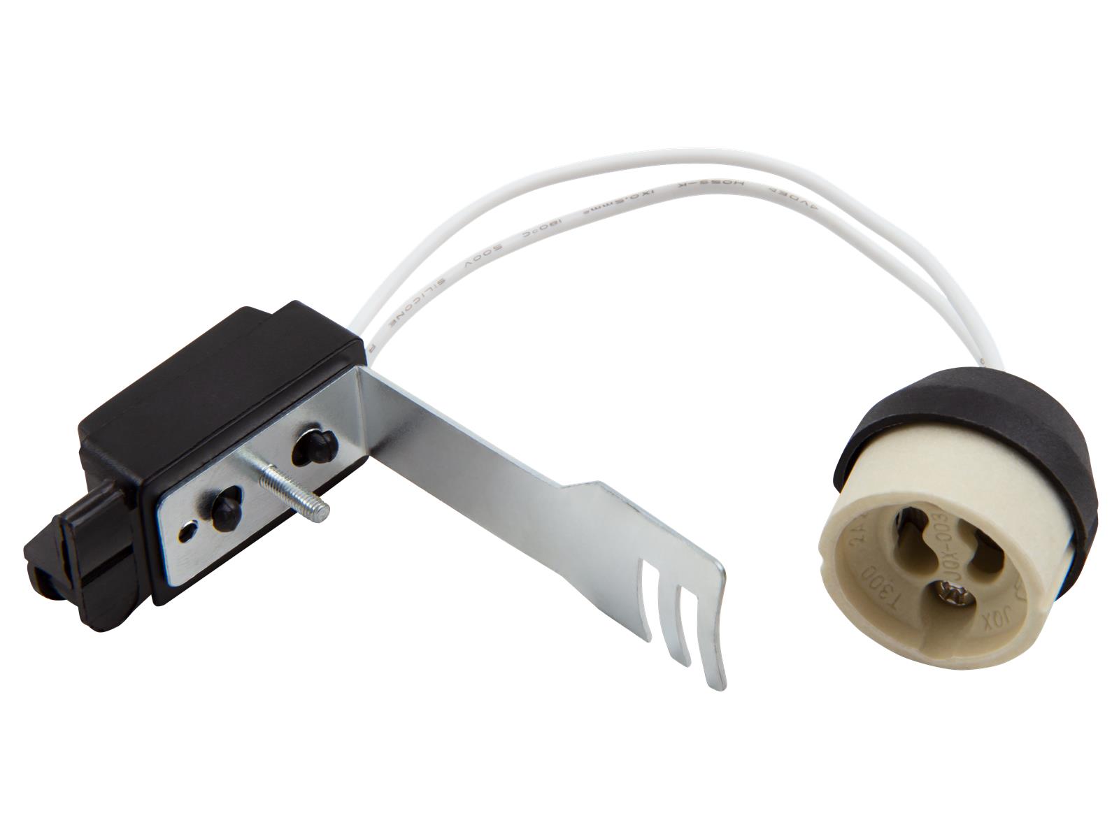 Lampenfassung McShine, GU10, Zugentlastung, 11cm Kabel, max. 230V/50W