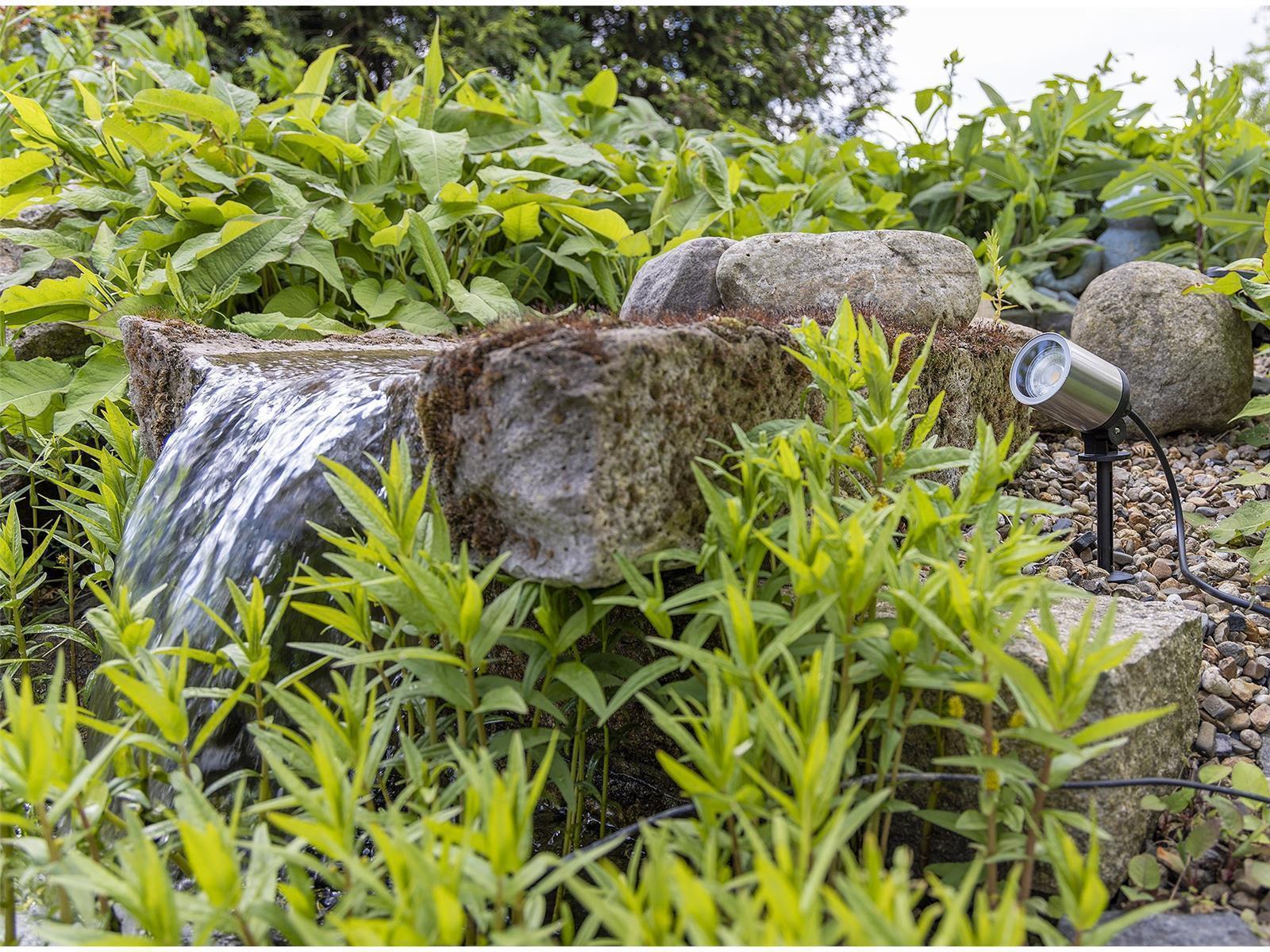 LED Wandleuchte "TELARANA" IP65 16W, 1026lm, 140° Bewegungsmelder, 2900K