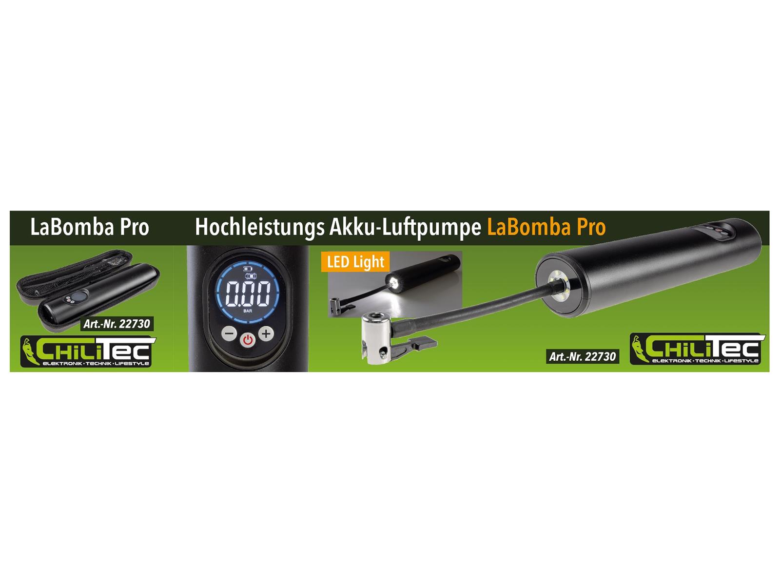 Hochleistungs Luftpumpe "LaBomba Pro"
