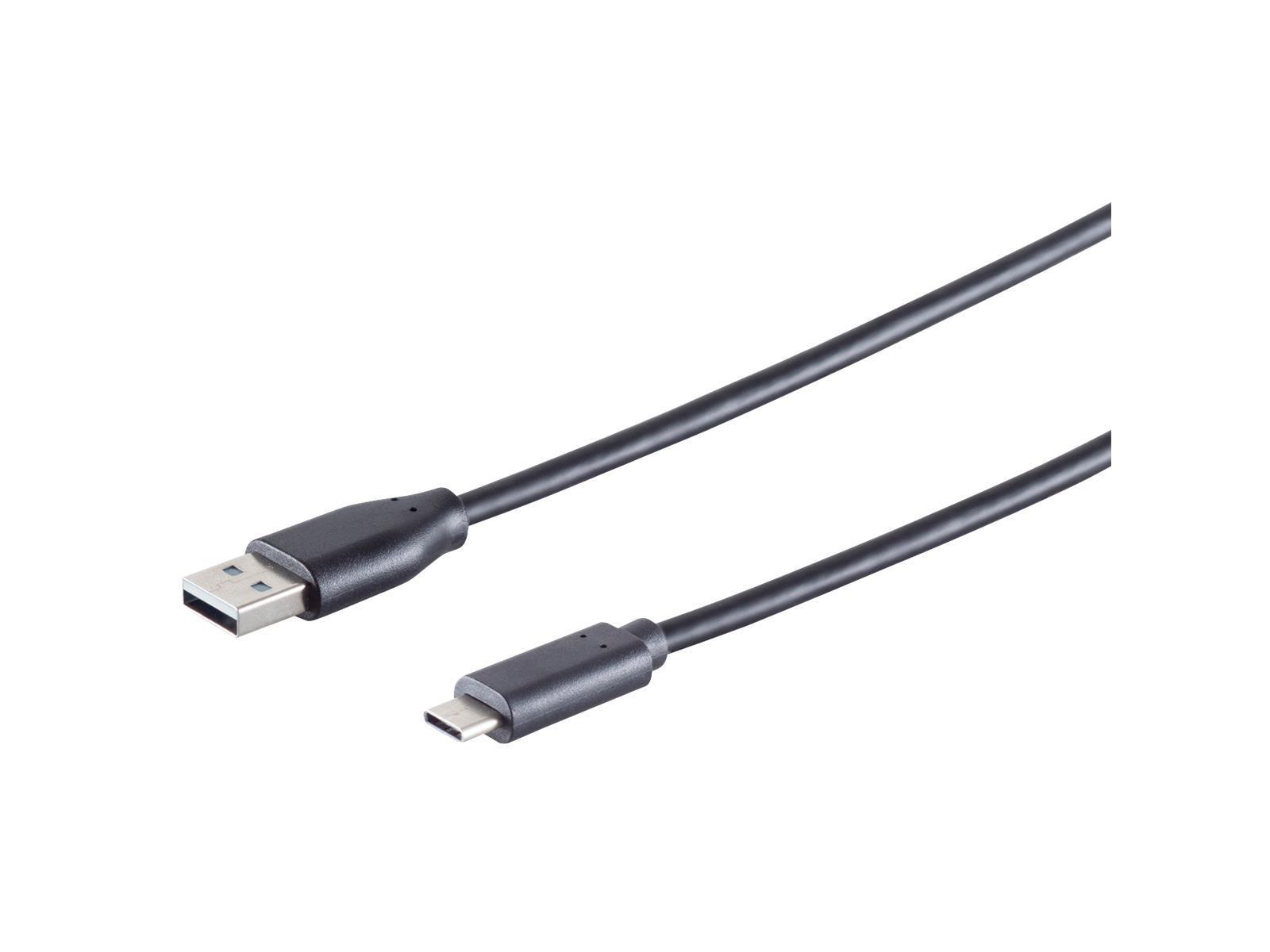 USB Kabel, 3.1 C-Stecker - 2.0 A-Stecker, 1,8m