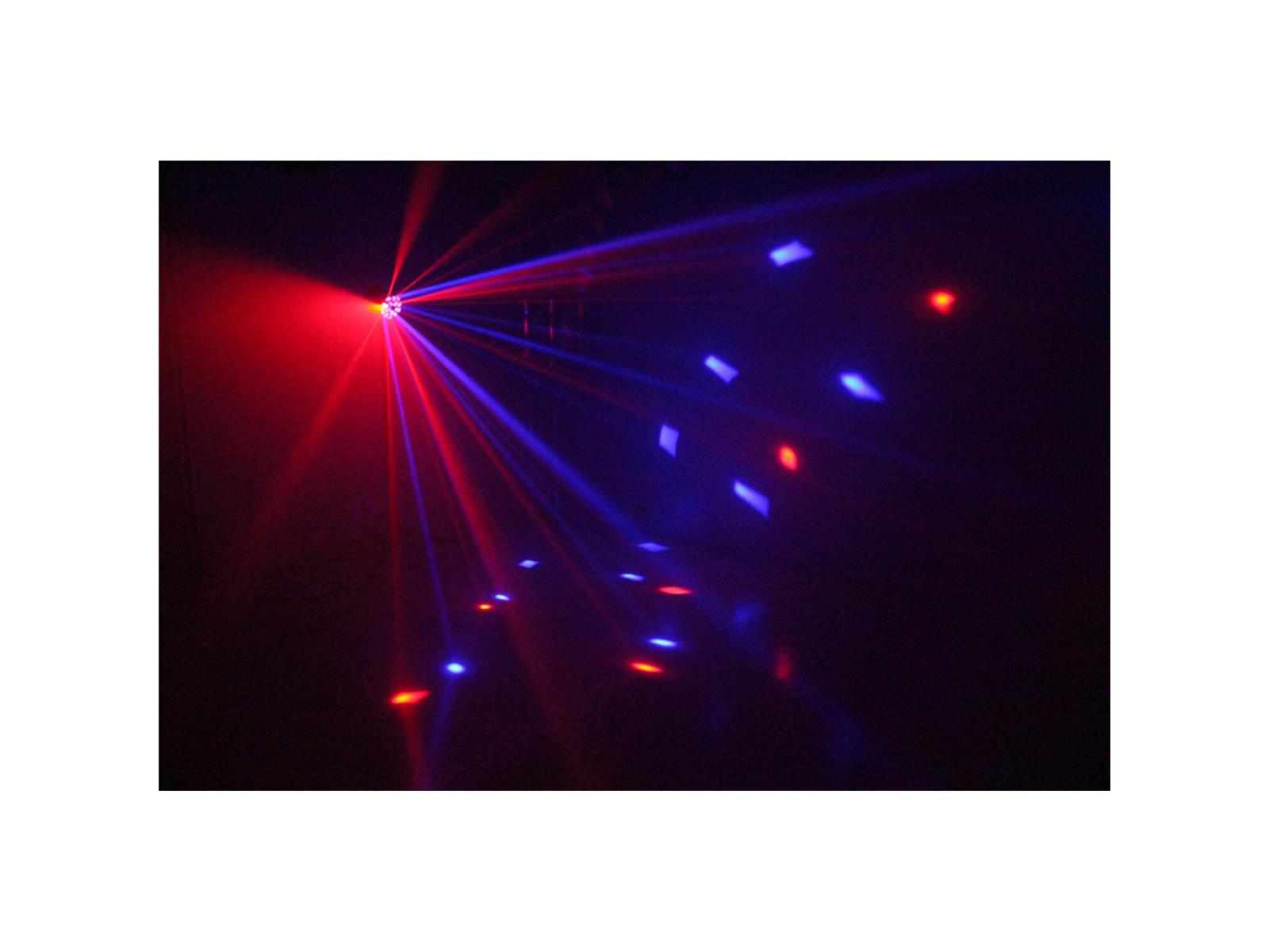 LED-Lichteffekt IBIZA ''MUSHROOM-MINI'' 6x 3W RGBAW LEDs, 20W