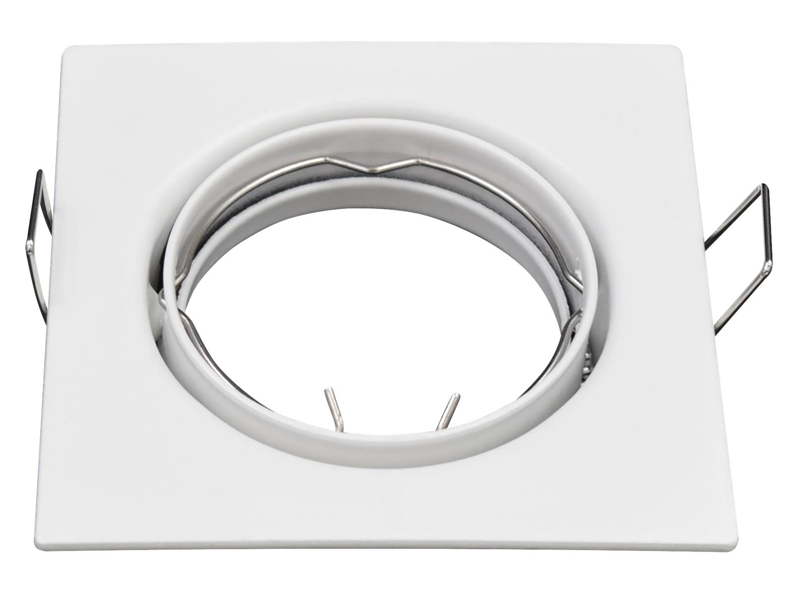 Einbaurahmen McShine ''ER-81'' weiß, 81x81mm, schwenkbar