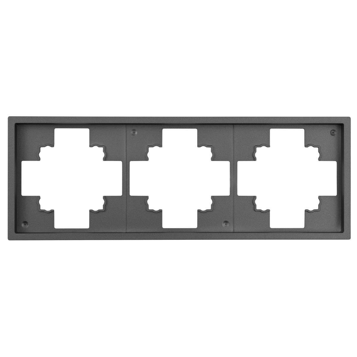 Rahmen McPower ''Shallow'' 3-fach, anthrazit