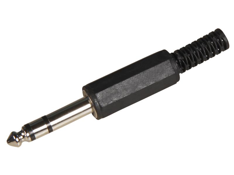 Klinken-Stecker 6,35mm, Stereo