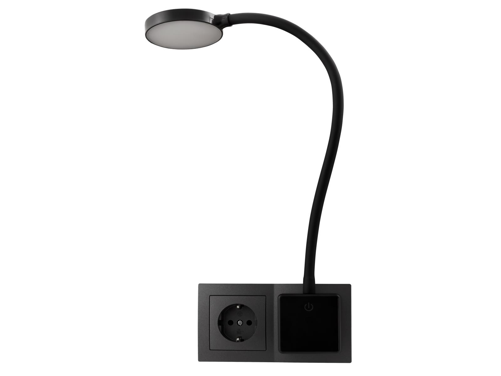 LED-Steckdosenleuchte EINLICHT ''Halo'' 3,3W, 438lm, step-dimmbar, warmweiß