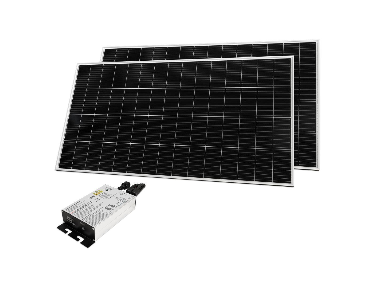 Solar-Set McShine, 2x 300W Solarmodul, 1x 600W Wechselrichter