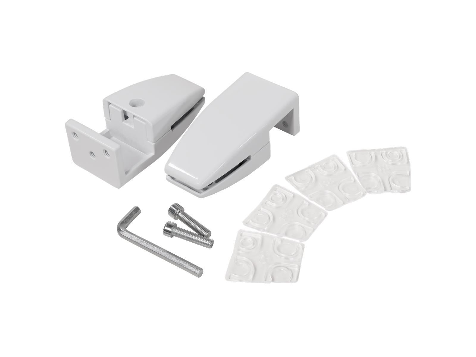 Trennwand-Set imstande, 1x Akustik-Trennwand 60x40cm, 1x Clip weiß, 2er-Pack