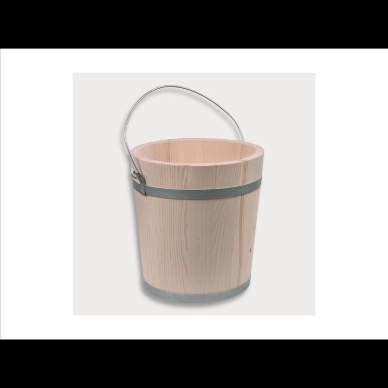 Holzeimer, 10 Liter aus Holz 26,5 cm
