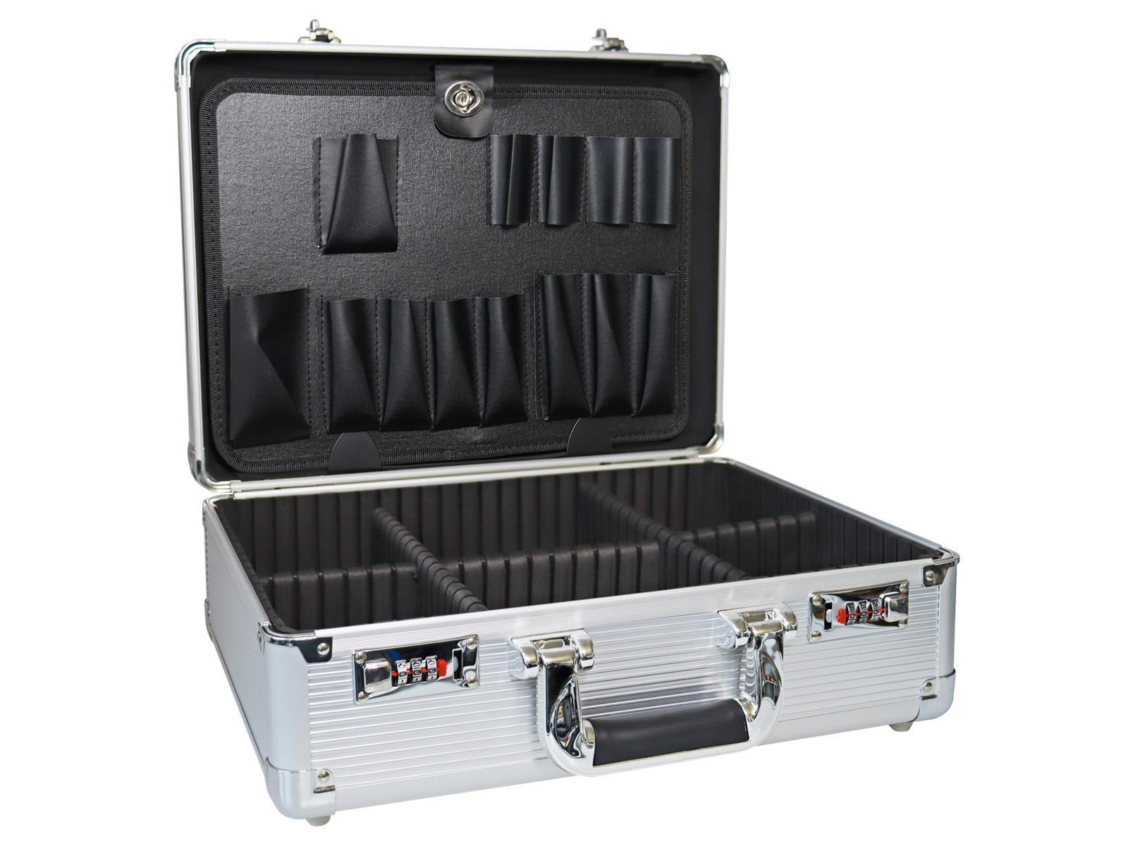 Werkzeugkoffer PeakTech ''P7245'' mit Sortierfächern, 400x150x300mm, Aluminium