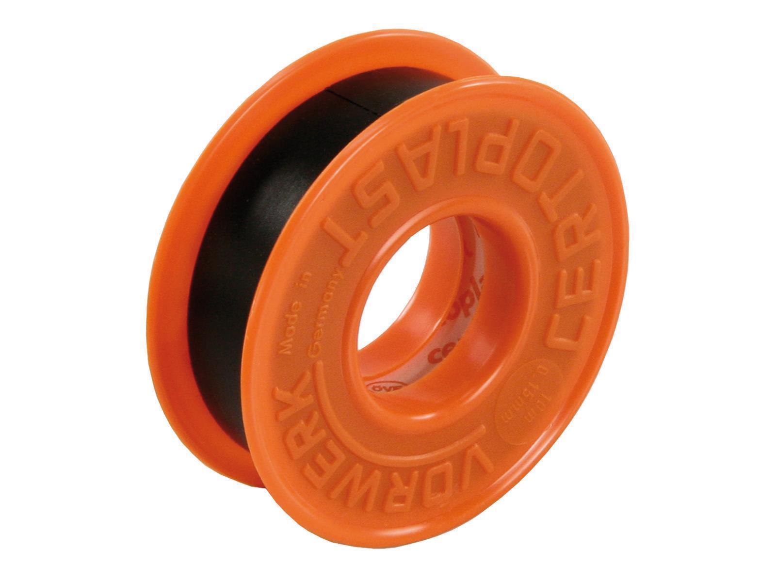 Teflon-Isolierband, 10m, schwarz