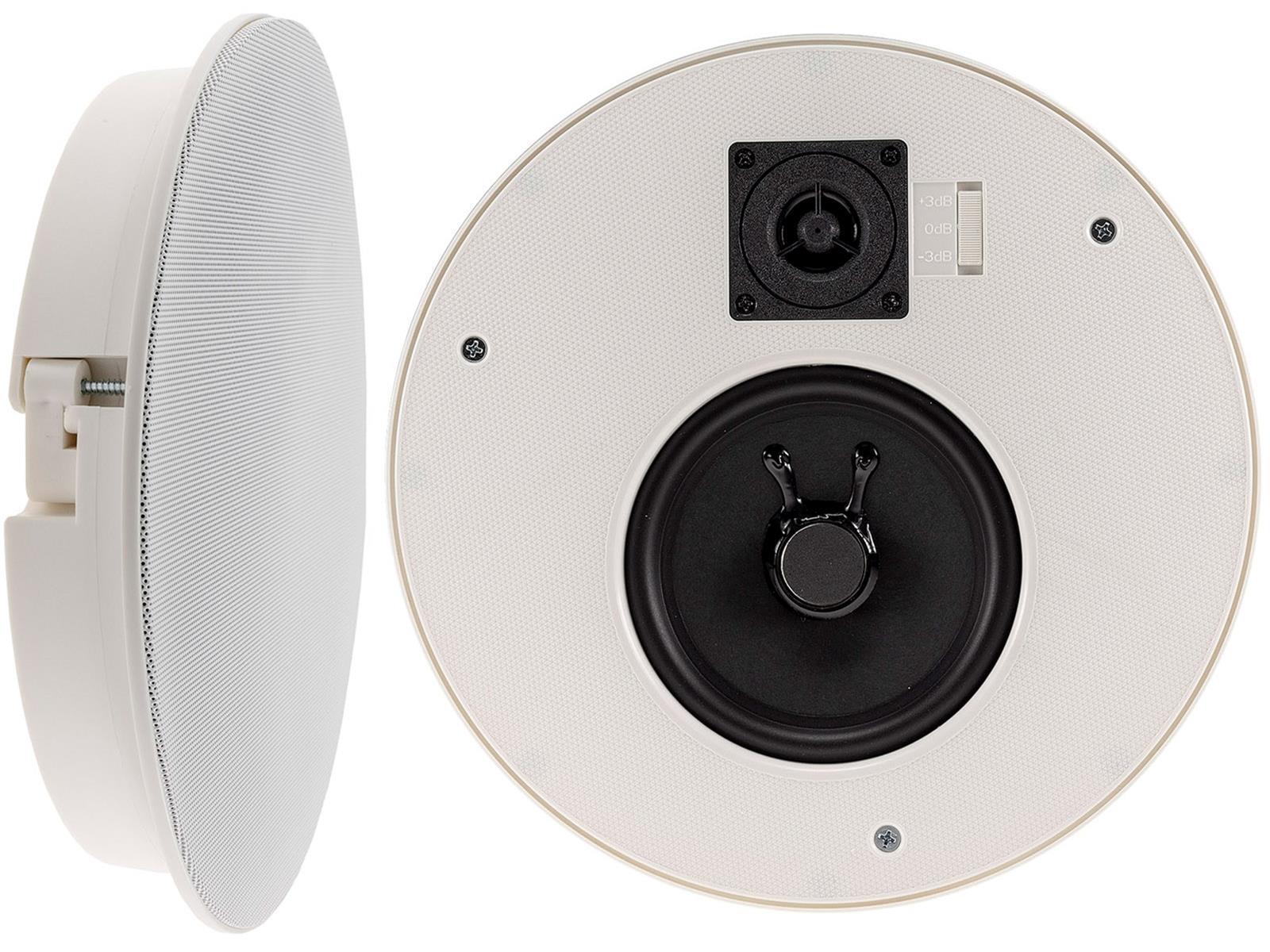 Einbaulautsprecher "CTE-26R", rund, weiß2-Wege, Ø 25,5cm, 120 Watt