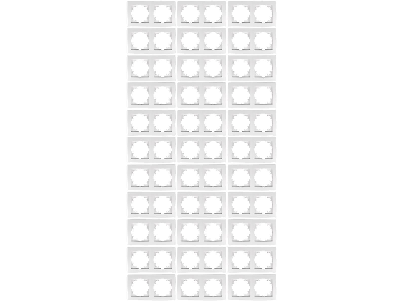 Rahmen McPower ''Flair'', 2-fach, weiß, 33er-Pack