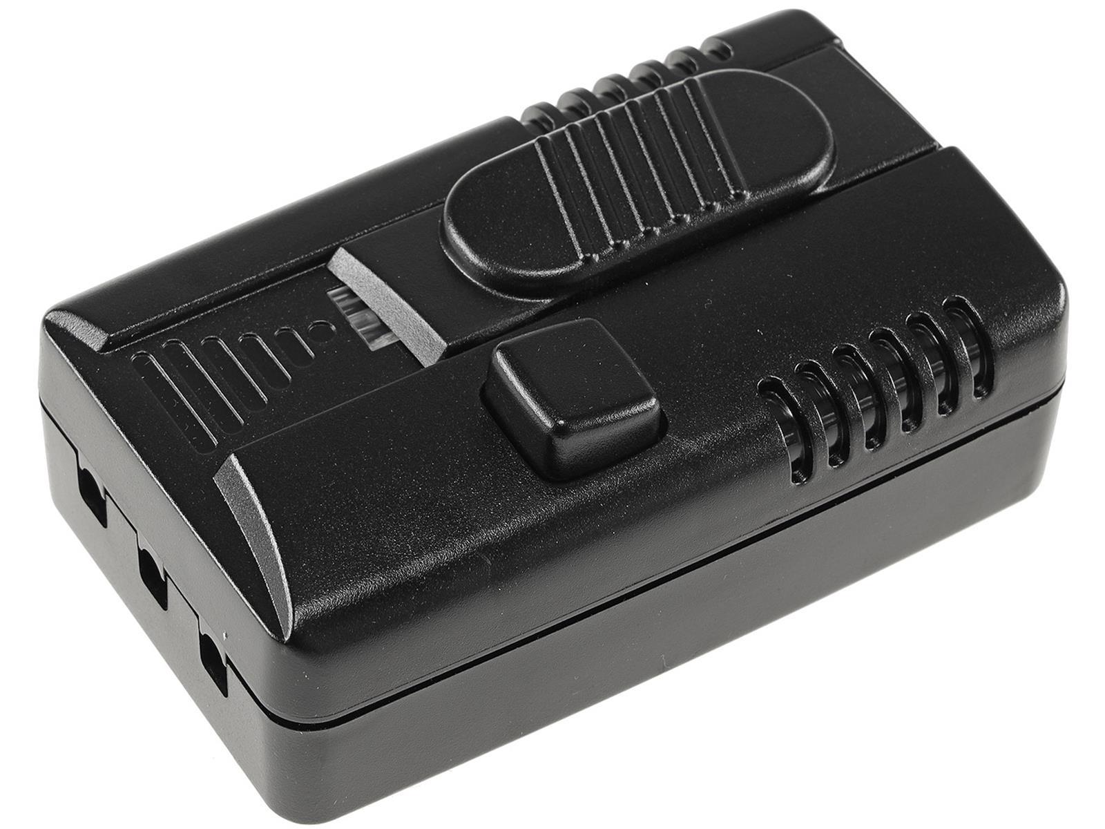 Fußdimmer für Halogen und LED m.Schalter230V, 75-300W Halogen, 3-100W LED