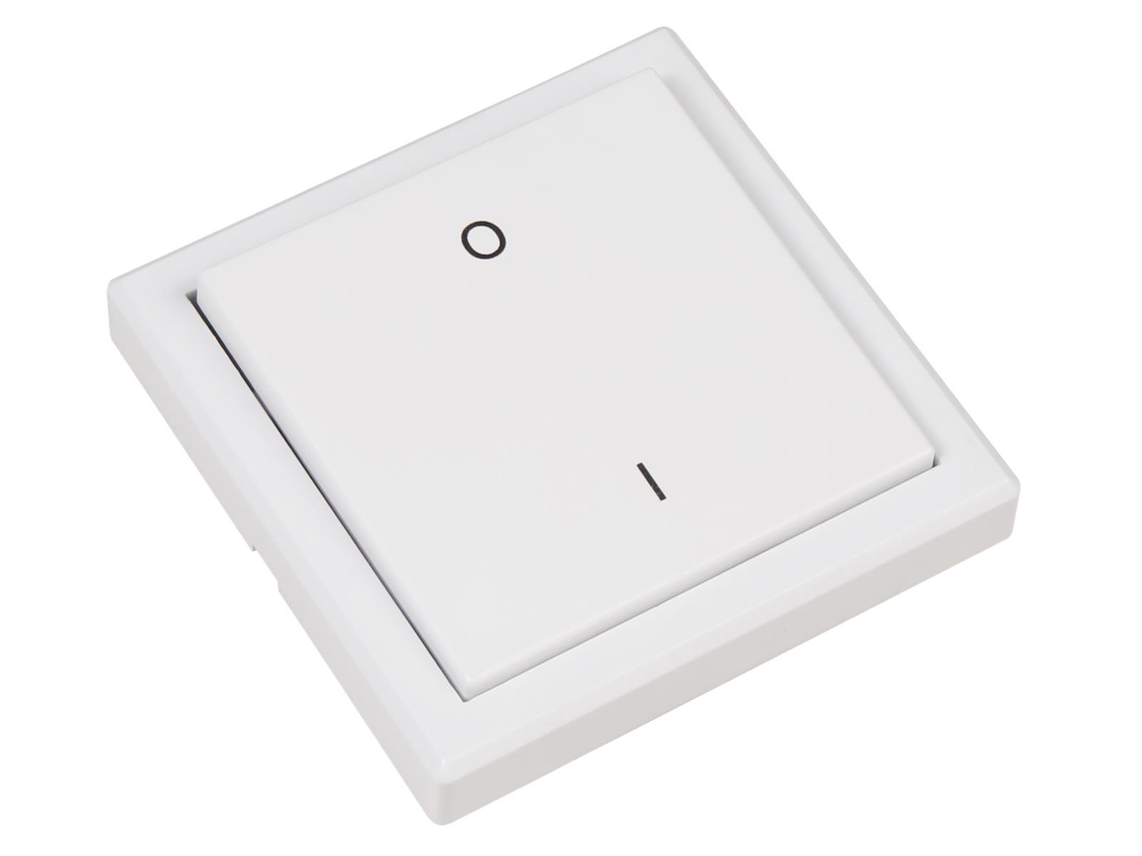 Funk-Wandtaster McPower ''Comfort'' max. 70m, Aufputz, 1-Kanal