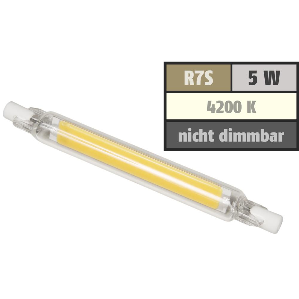 LED-Strahler McShine ''LS-718'' R7s, 4W, 450lm, 78mm, 360°, neutralweiß