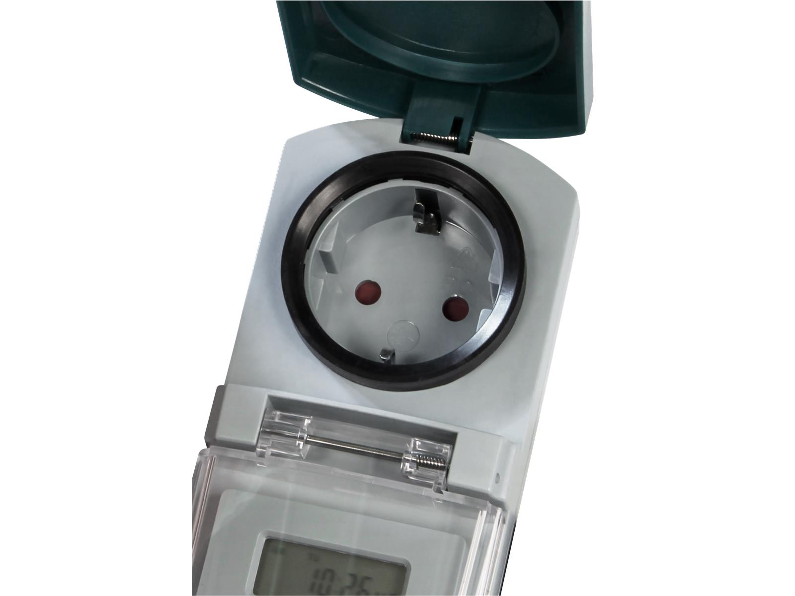 Digitale Zeitschaltuhr für den Außenbereich, IP44