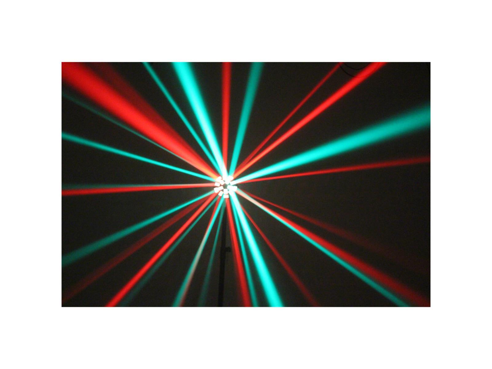 LED-Lichteffekt IBIZA ''MUSHROOM-MINI'' 6x 3W RGBAW LEDs, 20W