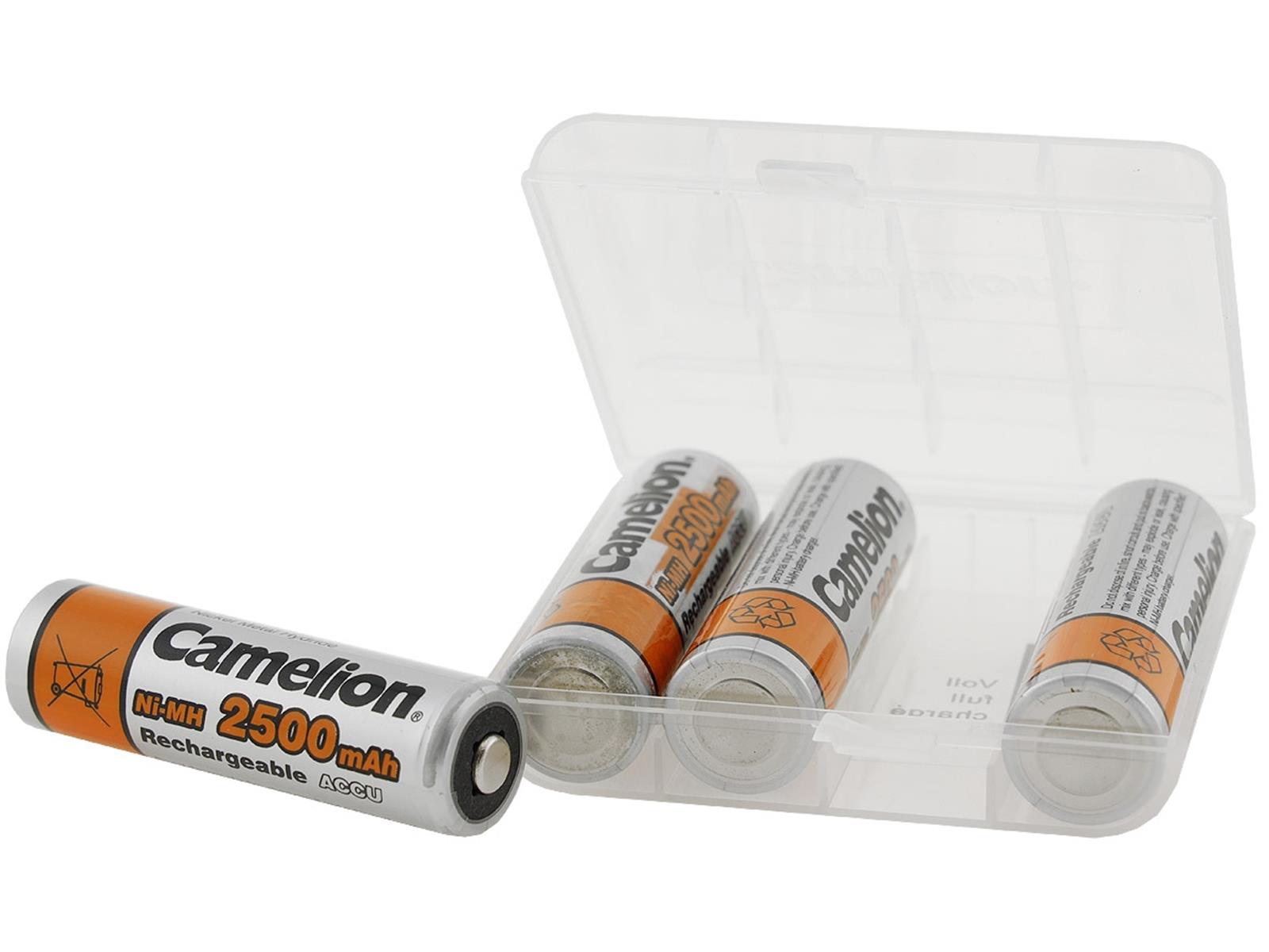 Mignon-Akkus CAMELION Ni-MH, 2500mA Typ AA, 1,2V, 4er-Pack
