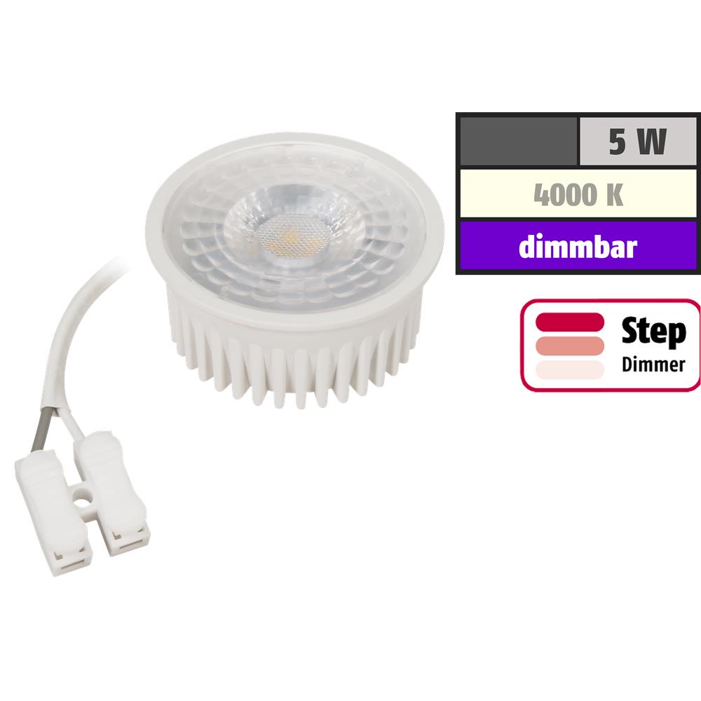LED-Modul McShine ''MCOB'' 5W, 400lm, 230V, 50x25mm, neutralweiß, step-dimmbar