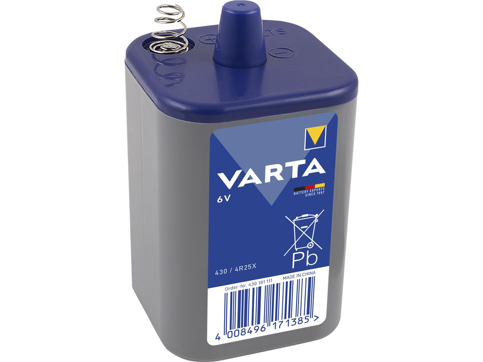 6 Volt Blockbatterie VARTA ''Longlife''