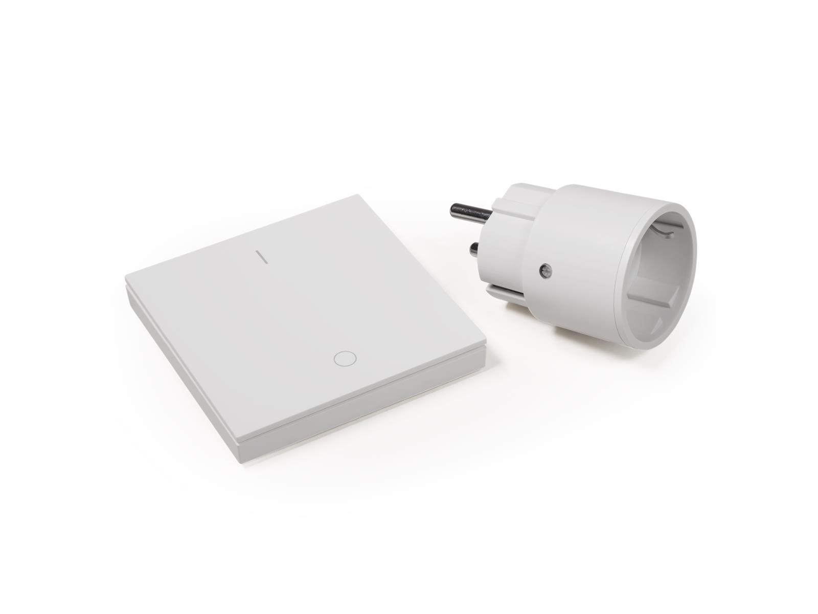 Funk-Schalter Set McPower ''Comfort'' Steckdose + Schalter, max. 2300W