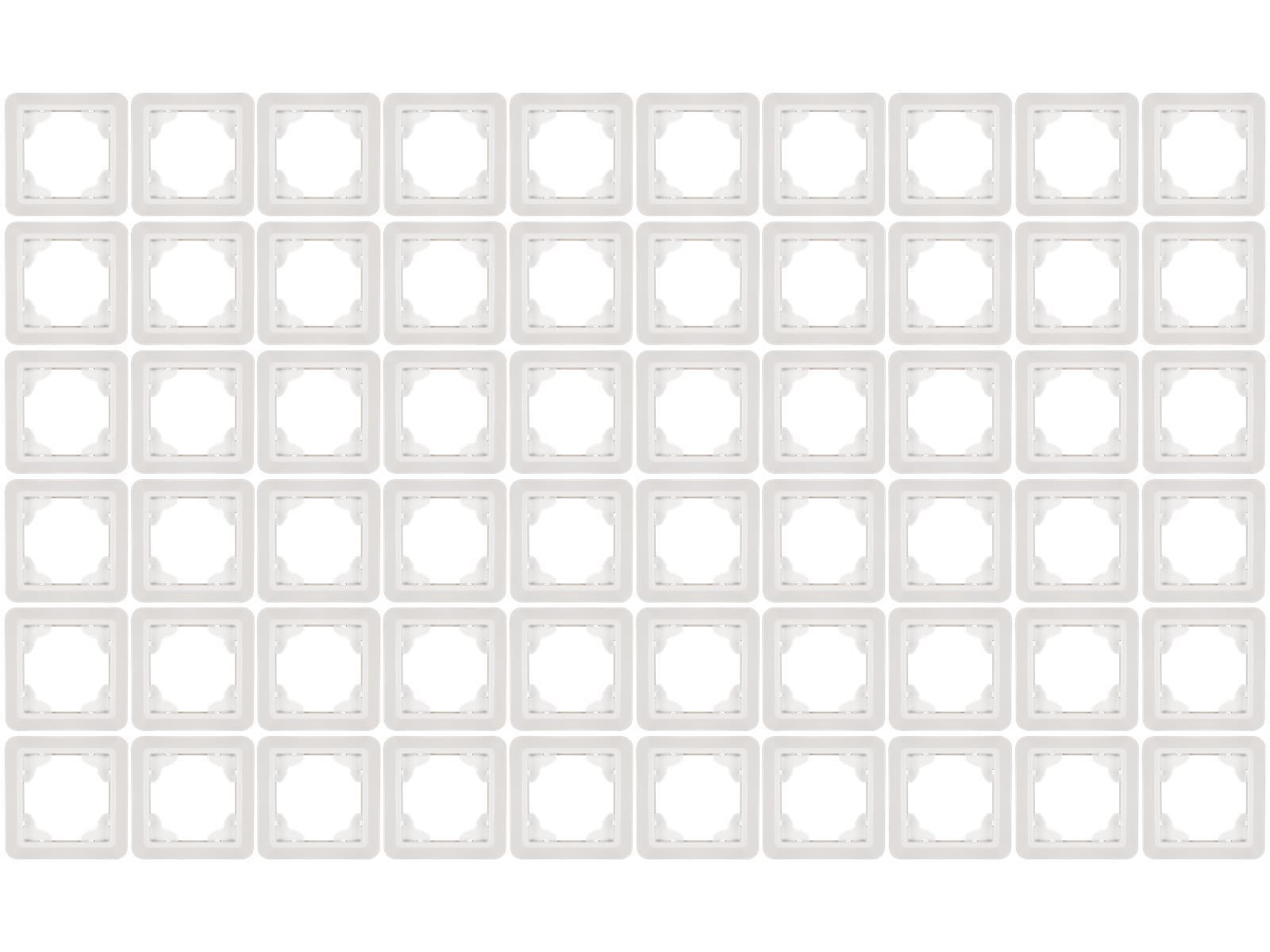 Rahmen McPower ''Cup'' 1-fach, weiß, 60er-Pack
