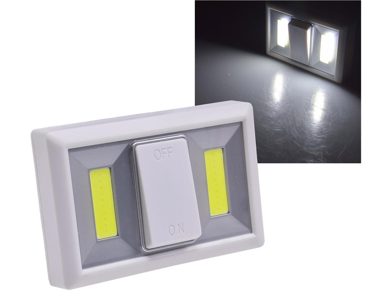 LED Klebeleuchte "CTK2 COB" Batteriebetrieb, 240lm, 6000k, Magnet