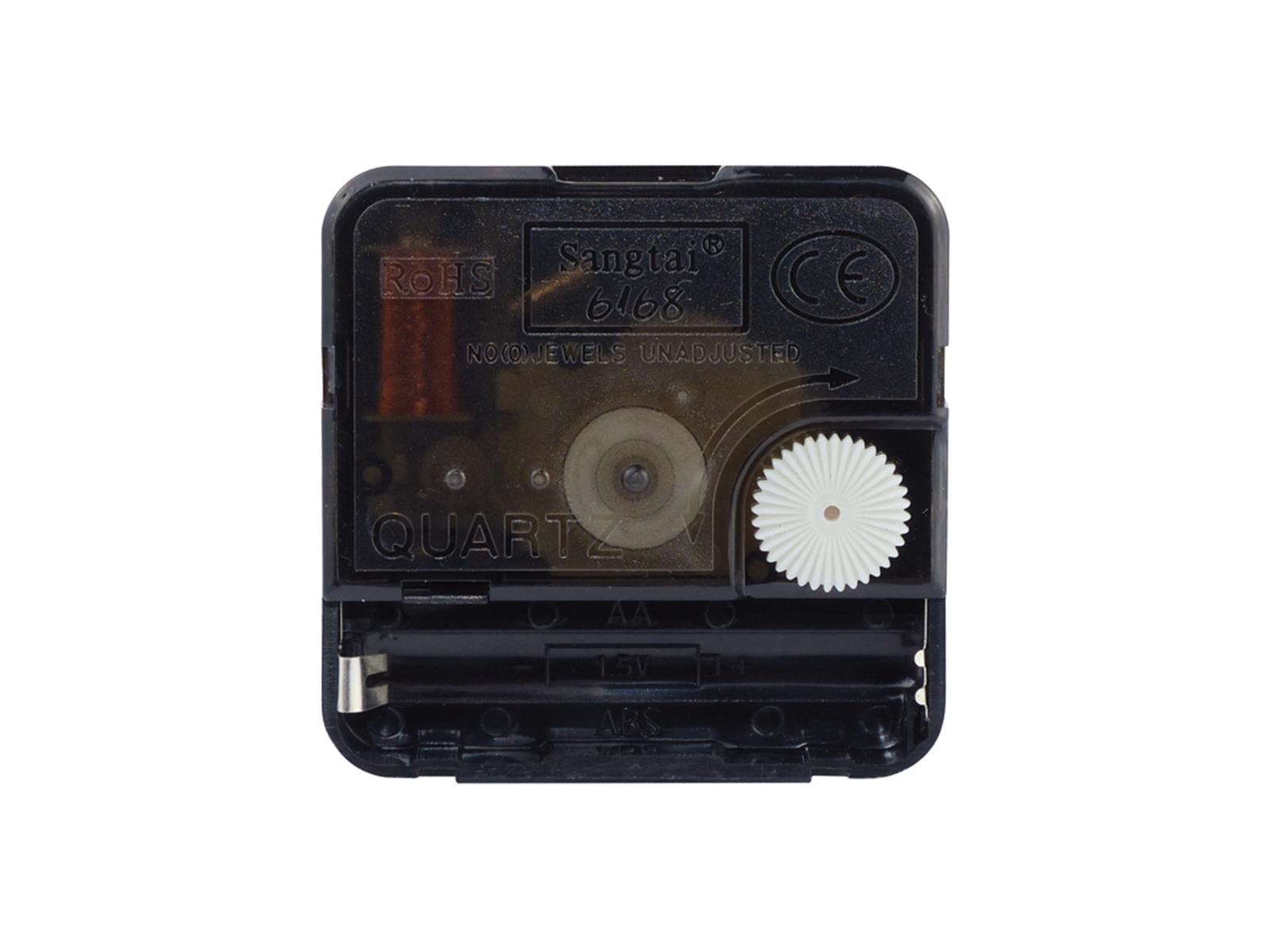 Quarz-Uhrwerk mit 3 Zeigersätzen Version Schleichsekunde BLANKO