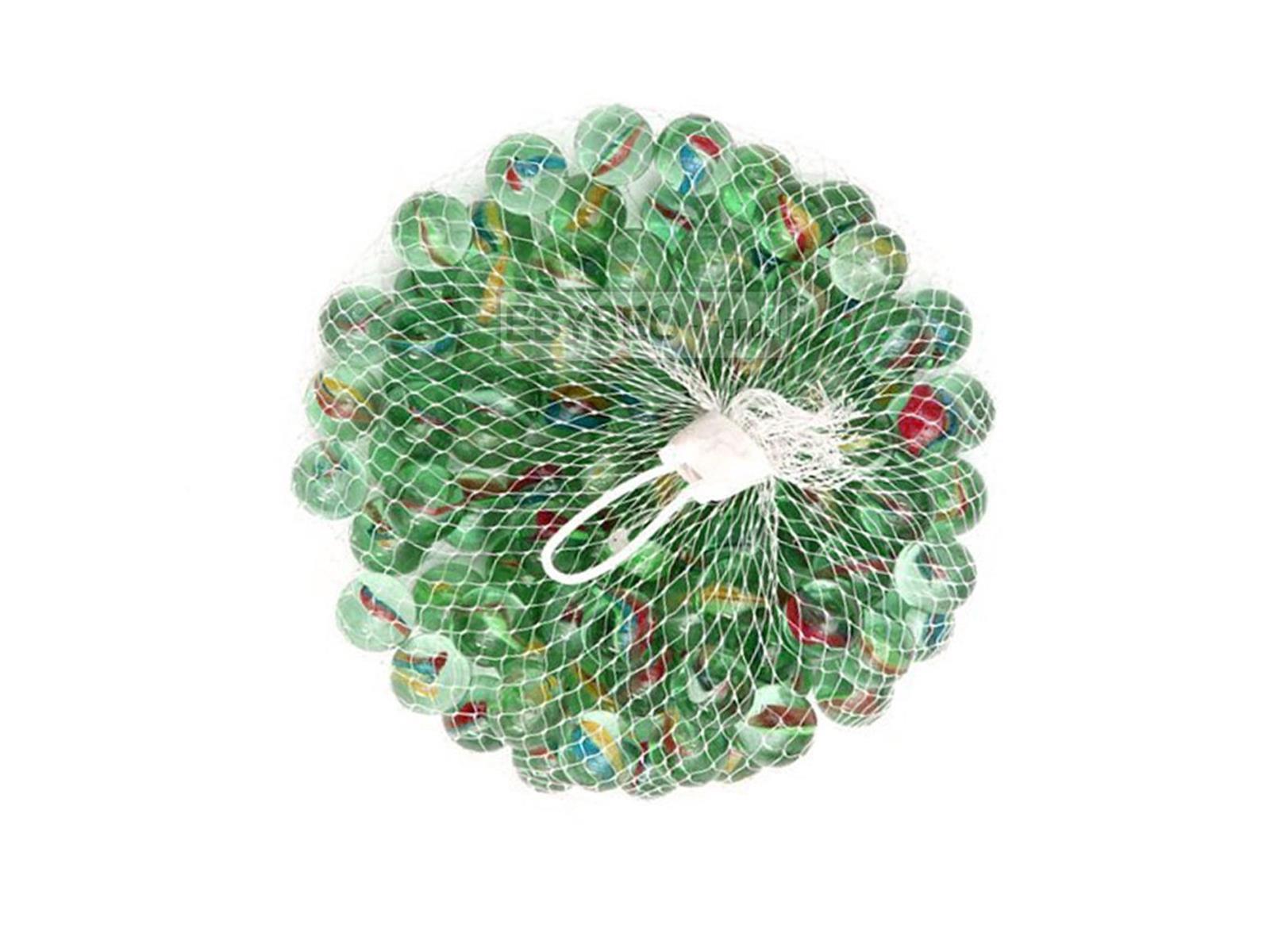 EbyReo® Murmeln - Glasmurmeln im Netz | Glaskugeln zum Spielen oder als Dekoration Murmelbahn