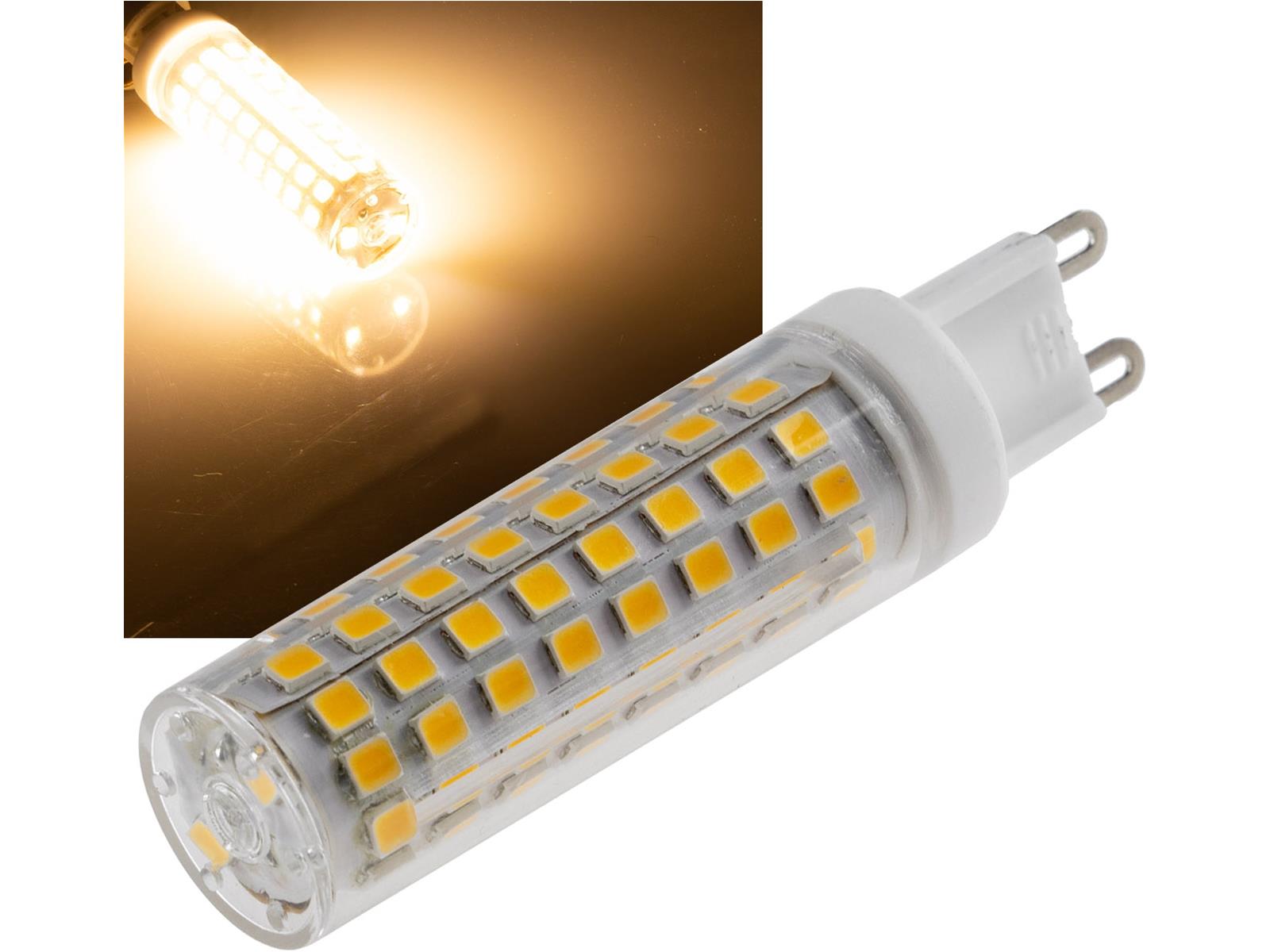 LED Stiftsockel G9, 10W, 970lm 330°, 230V, 3000K, warmweiß