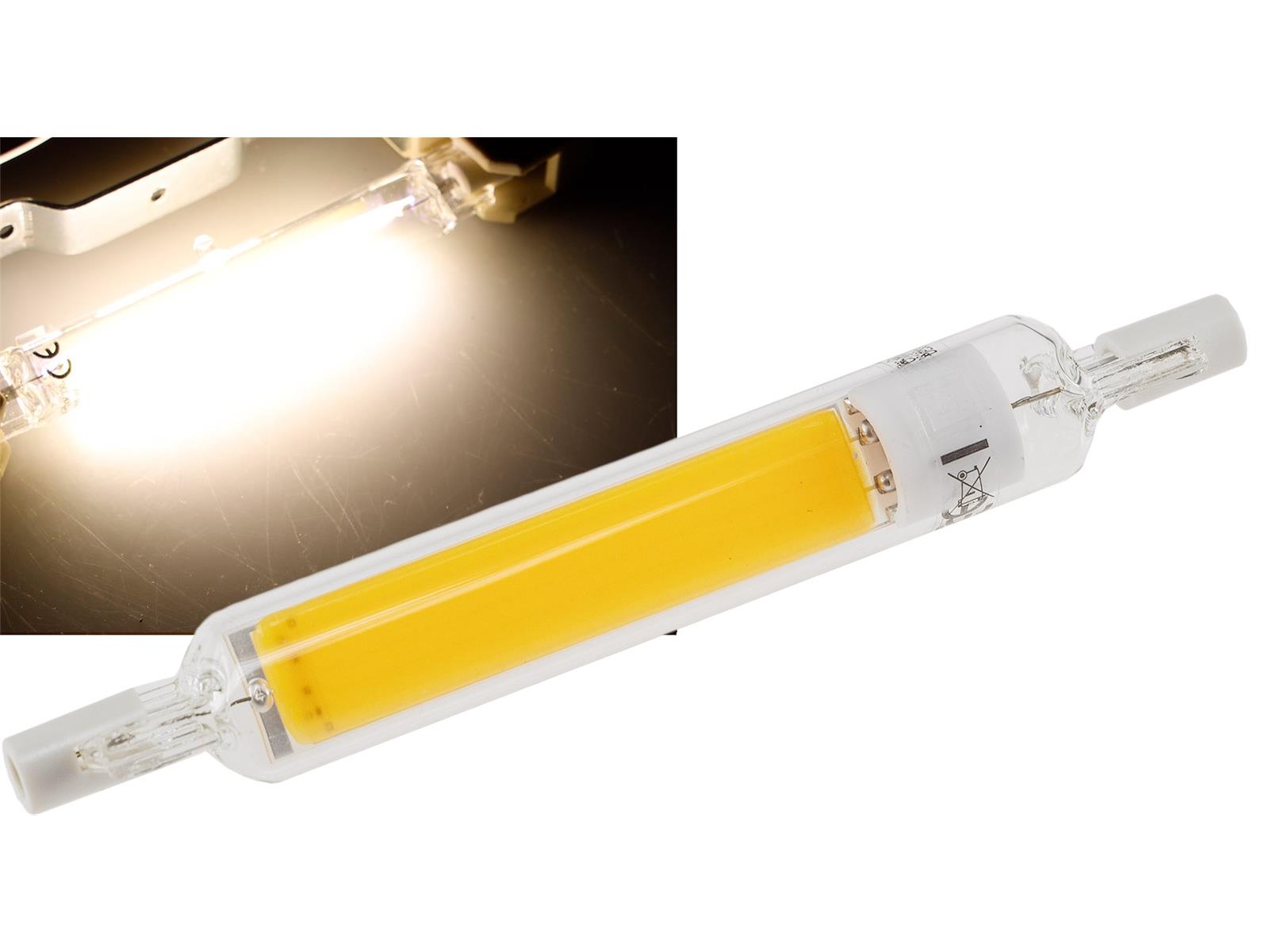 LED Strahler 8W R7s "RS118 COB8"360°, 4200k, 950lm, 118mm, neutralweiß