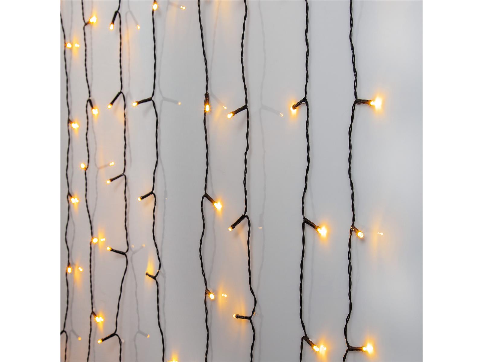 LED- Lichtervorhang ''Serie LED'', 3.5W, 24V, 120-tlg., warmweiß, 1.3x2m,outdoor
