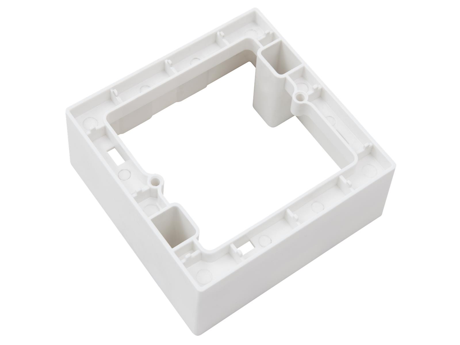 Aufputz-Rahmen McPower ''Flair'' 80x80x45mm, mit Montagebohrung