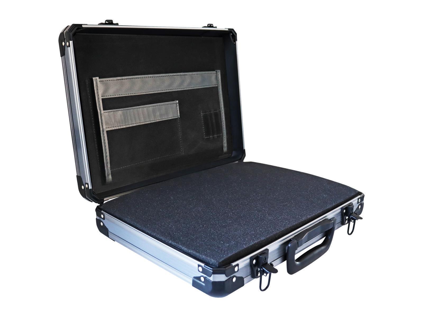 Transportkoffer PeakTech ''P7330'' mit Dokumentenhalter, 400x100x300mm • silber