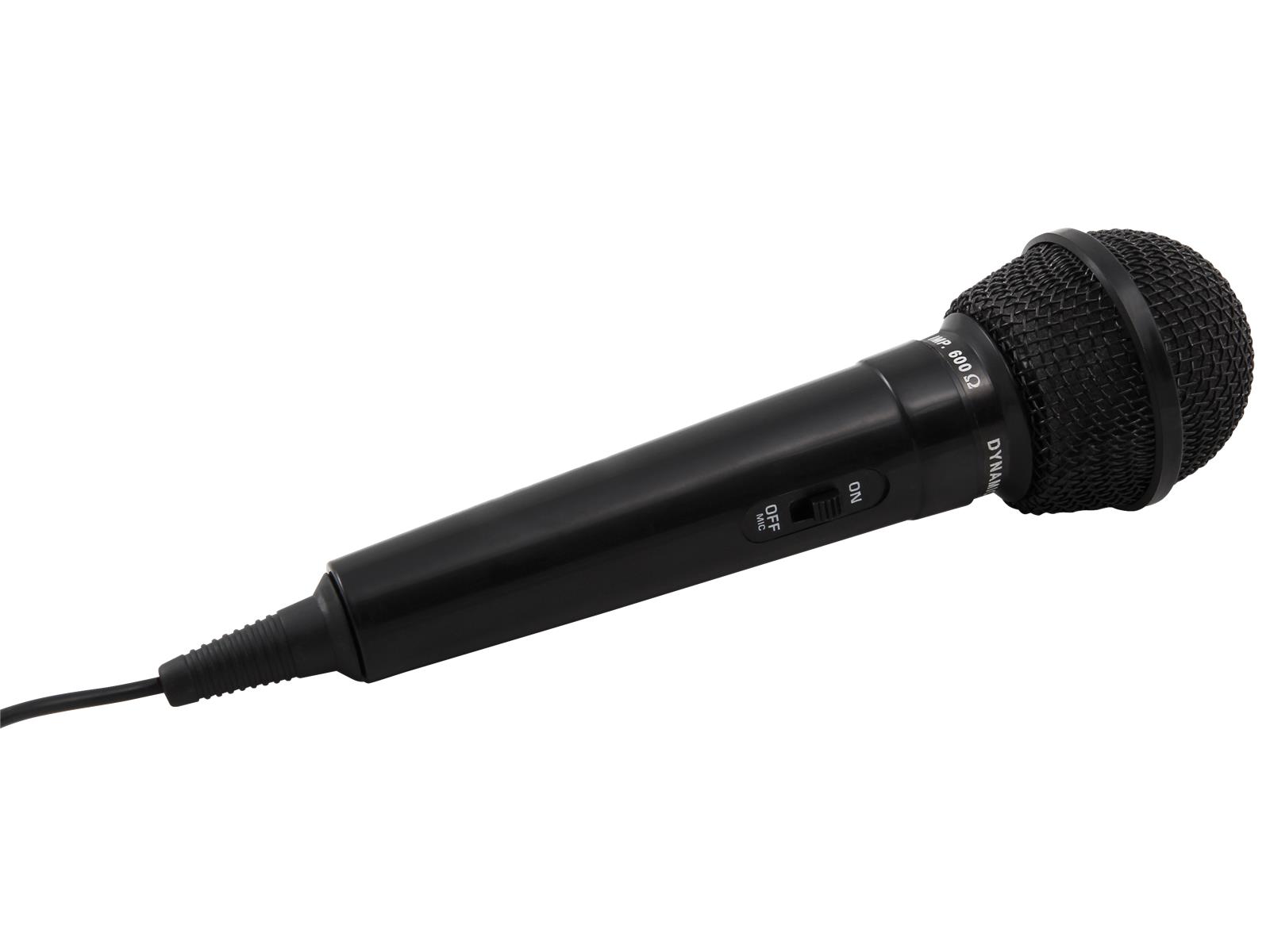 Dynamisches Mikrofon HOLLYWOOD  ''DM-202'' 600 Ohm, 70-12.000Hz, inkl. Adapter