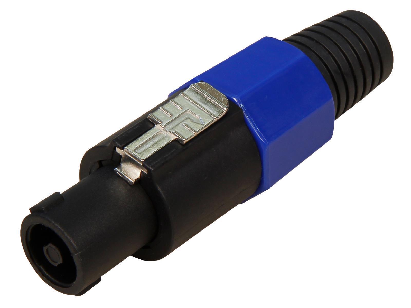 PA-Lautsprecherstecker HOLLYWOOD, mit Knickschutz, 4-polig, schraubbar