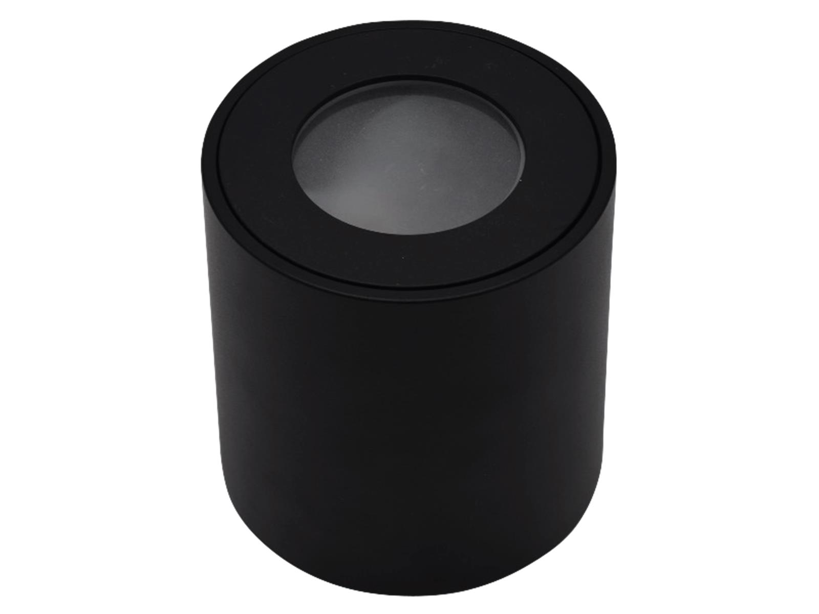 Aufbaurahmen McShine ''KL-84'' schwarz, ØxH 80x84mm, IP44, für z.B. GU10