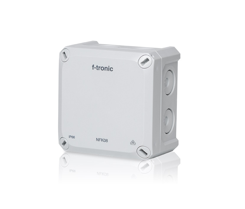 NEPTUN Abzweigdose Aufputz IP66 Abzweigkasten 110mm grau