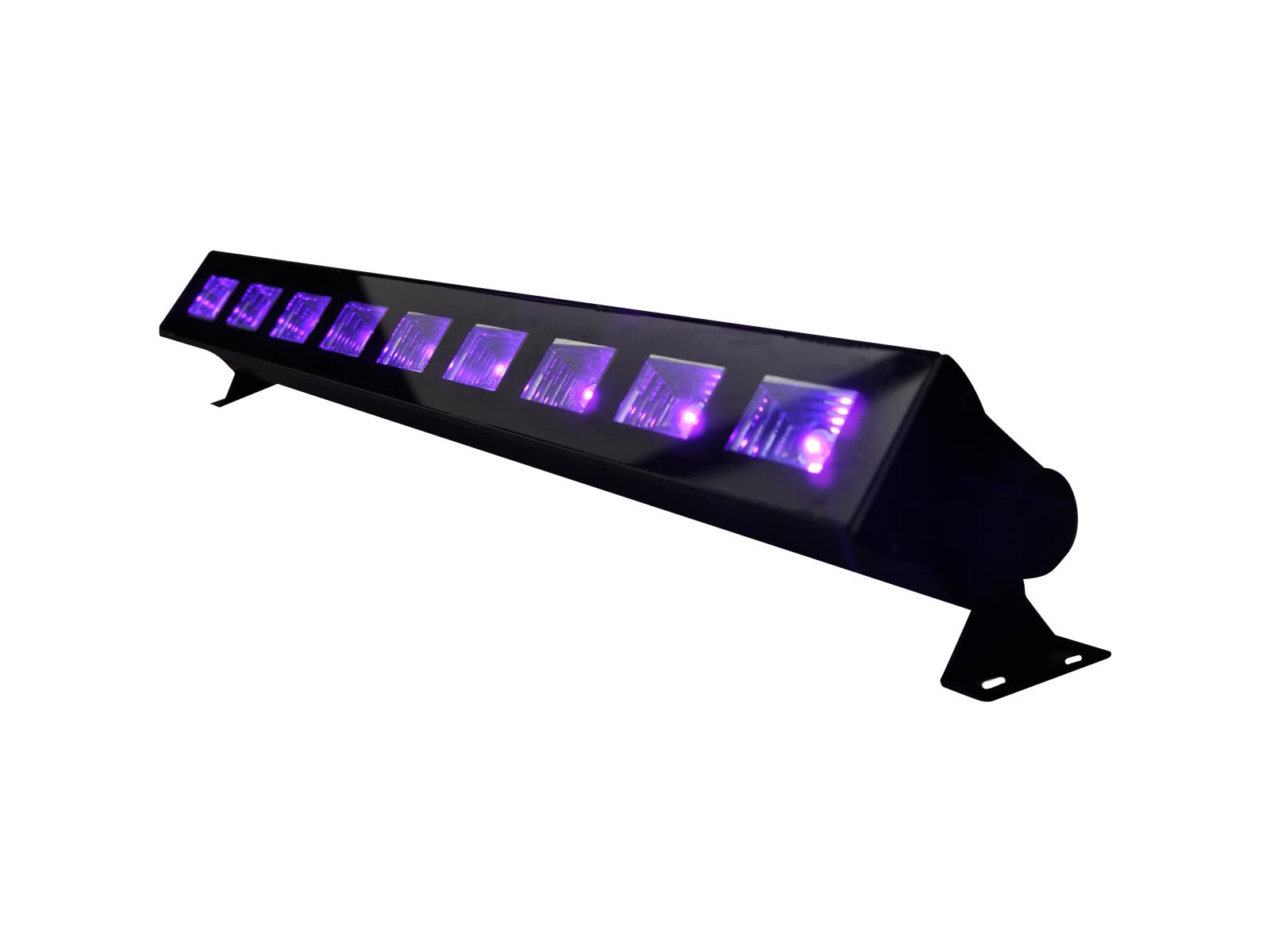 LED-Schwarzlicht-Leiste IBIZA ''LED-UVBAR18'', 18x3W LEDs