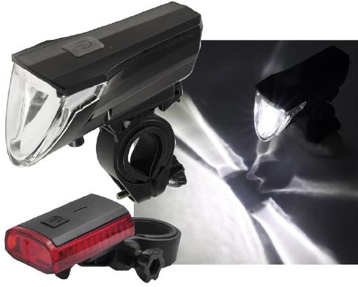 Fahrrad LED-Beleuchtungsset "CFL 60 pro"60Lux, StVZO zugelassen, Lithium-Akku